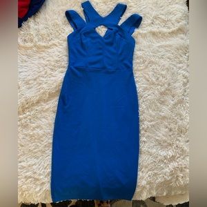Only worn once beautiful royal blue mid dress.